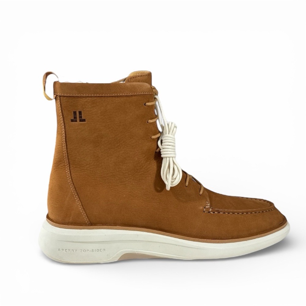 Sperry‎ John Legend Commodore Rust Leather Lace Up Boots Mens Sz 10.5 M